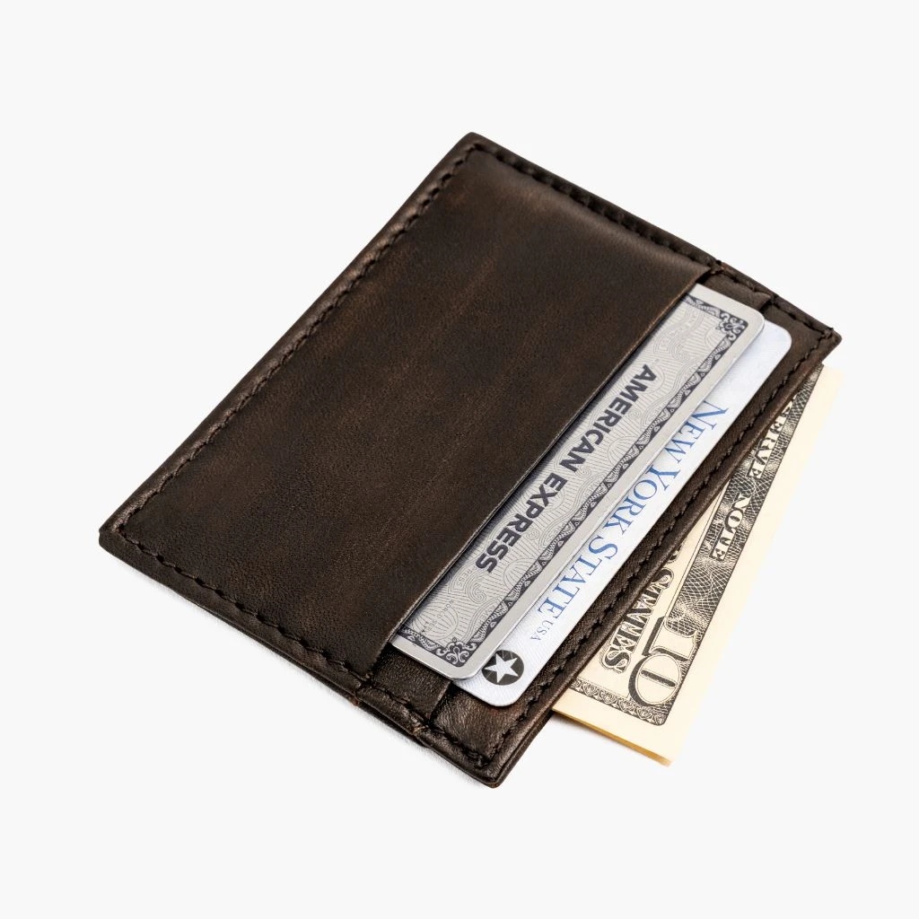 Leather Card Holder | Black Coffee - Image 4