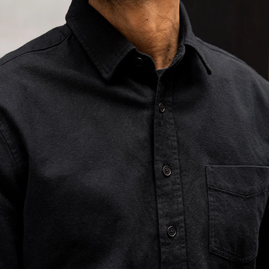 Solid Shirt | Black - Image 7