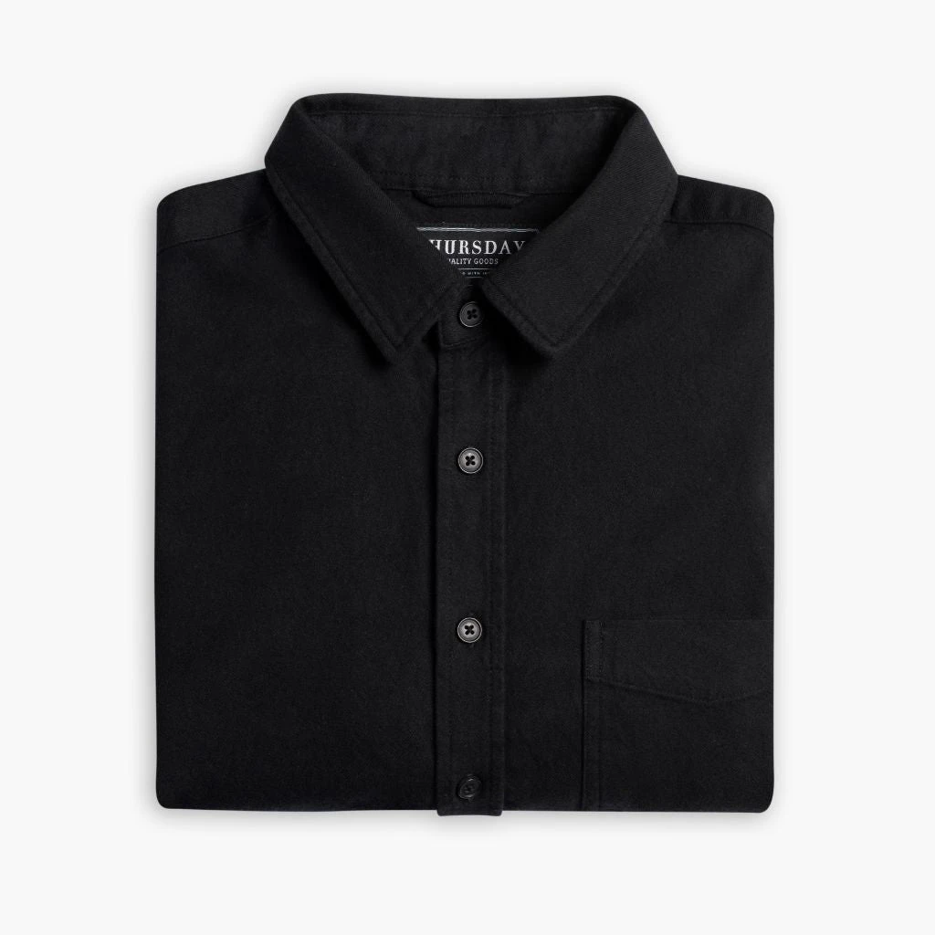 Solid Shirt | Black - Image 3