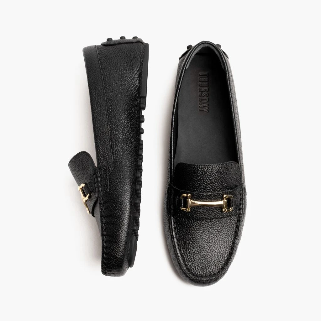 Driving Loafer | Black & Gold - Image 3