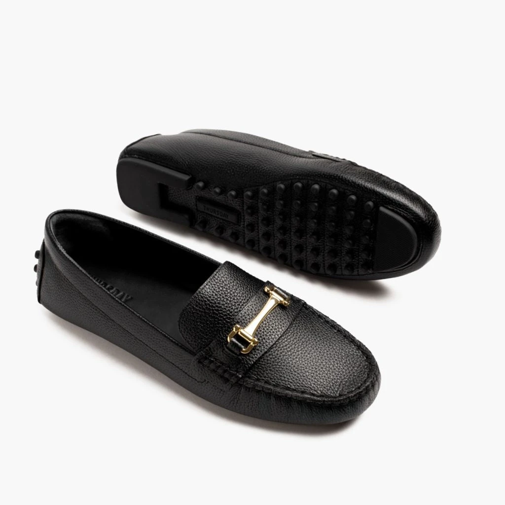 Driving Loafer | Black & Gold - Image 4