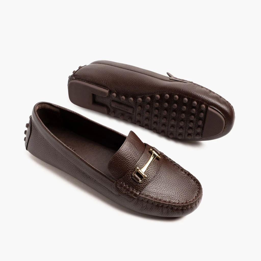 Driving Loafer | Brown & Gold - Image 4