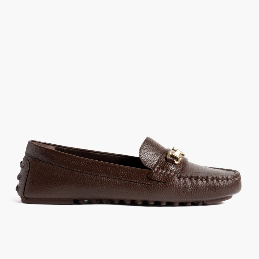Driving Loafer | Brown & Gold - Image 2