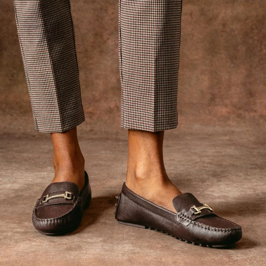 Driving Loafer | Brown & Gold - Image 7