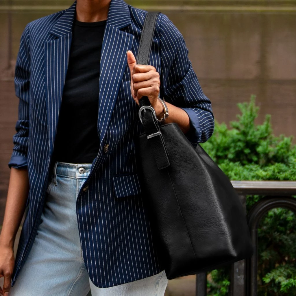 Bucket Bag | Black & Silver - Image 7