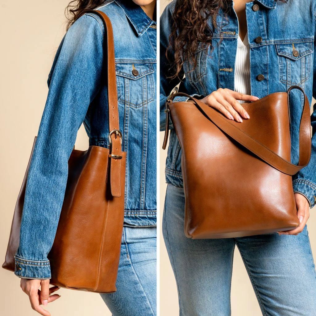 Bucket Bag | Saddle - Image 8